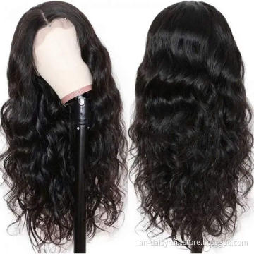 Brazilian Virgin Human Hair Body Wave  Lace Frontal Wig 13x4 Transparent 150% HD Lace Closure Wig For Women In Wholesale